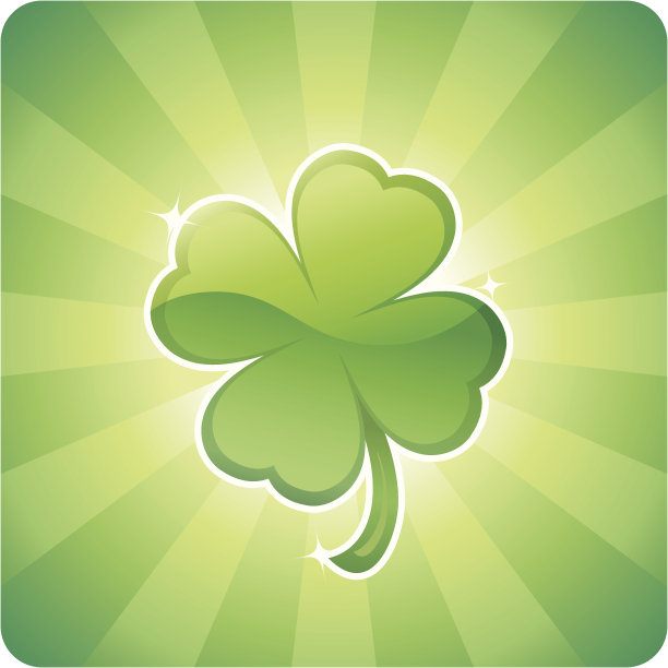 喜气洋洋的三叶草图片下载