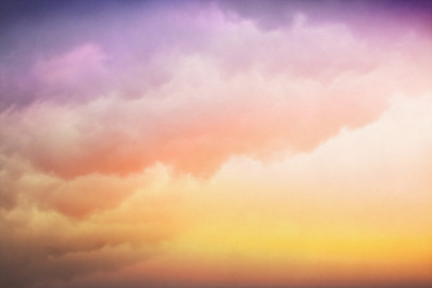 彩色的云梯度图片下载