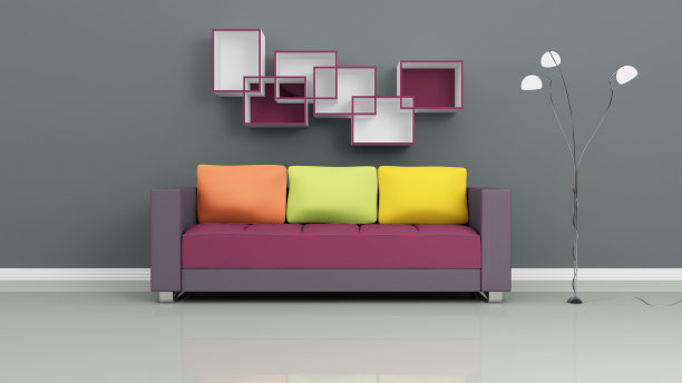 现代室内组成。图片下载