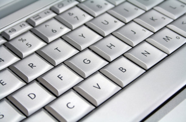 银色的键盘图片下载