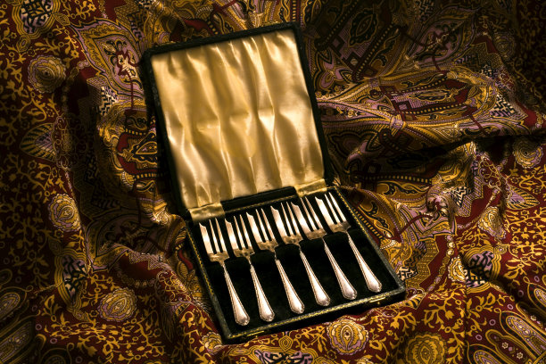 古董银叉图片下载