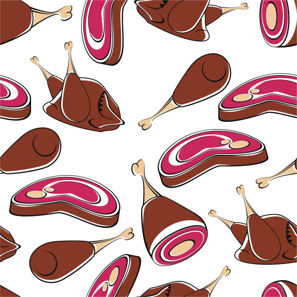 肉无缝壁纸。图片下载