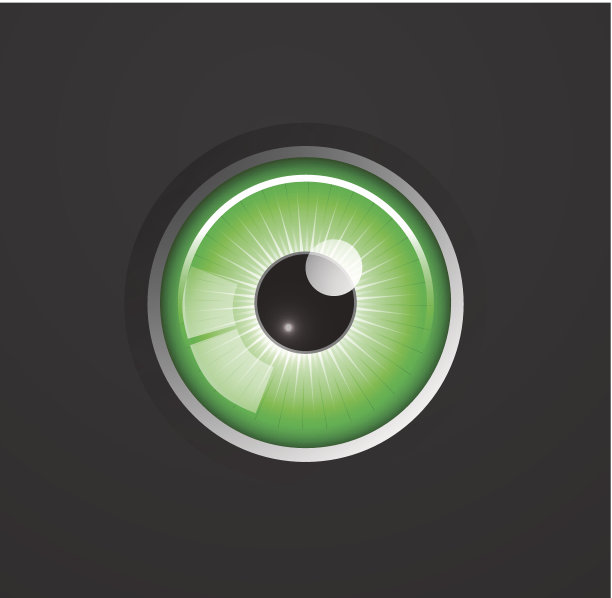 闪闪发光的绿眼睛图片下载