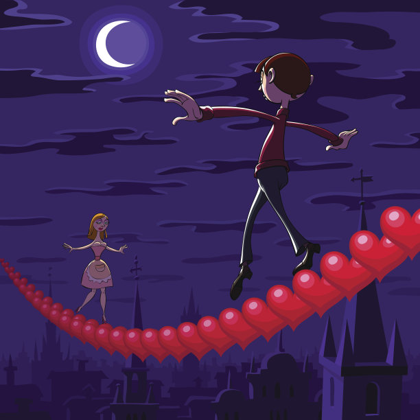 情人节晚上平衡图片下载