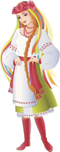 乌克兰民族服装。图片下载