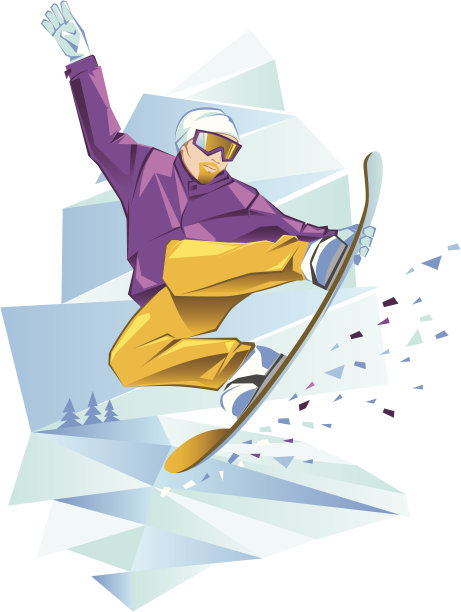 跳高滑雪图片下载