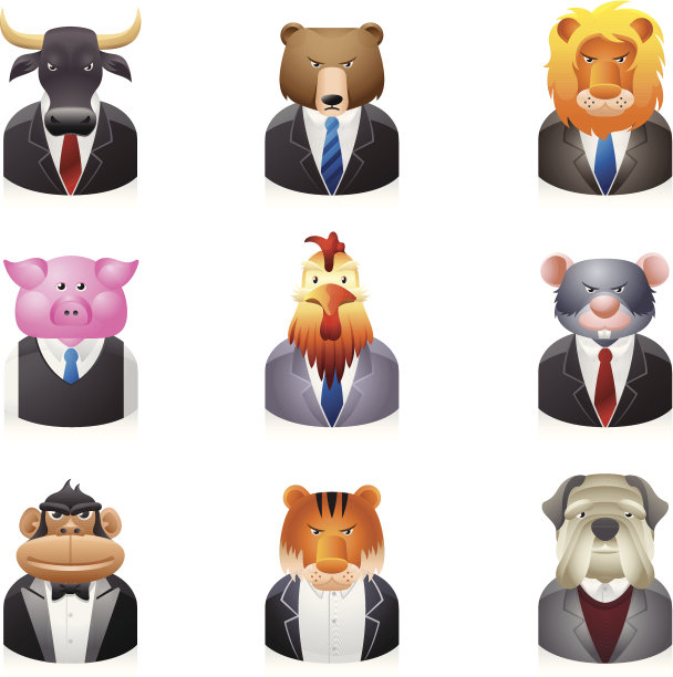 业务的动物图标图片下载