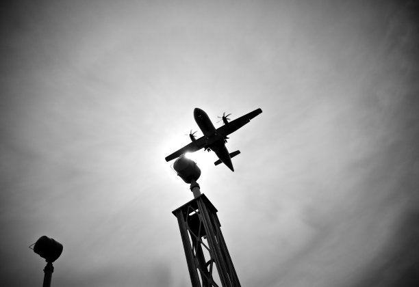 飞机着陆图片下载