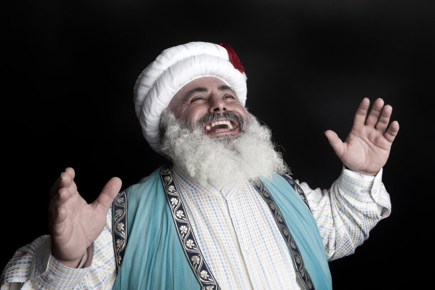 土耳其托钵僧笑。图片下载