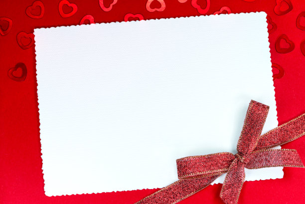 带蝴蝶结的贺卡图片下载