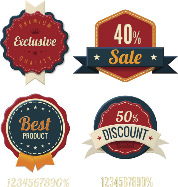 的标签。复古设计徽章。图片下载