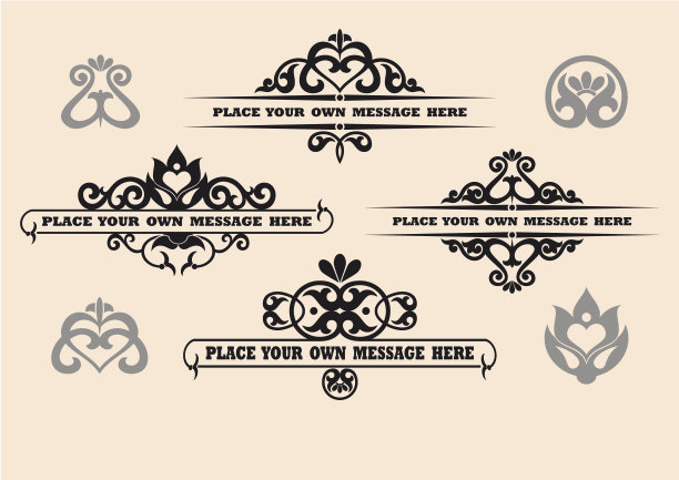 设置书法设计元素图片下载