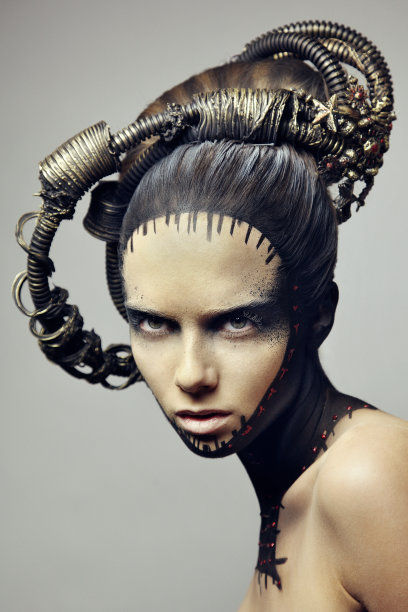 美丽女人的肖像。图片下载