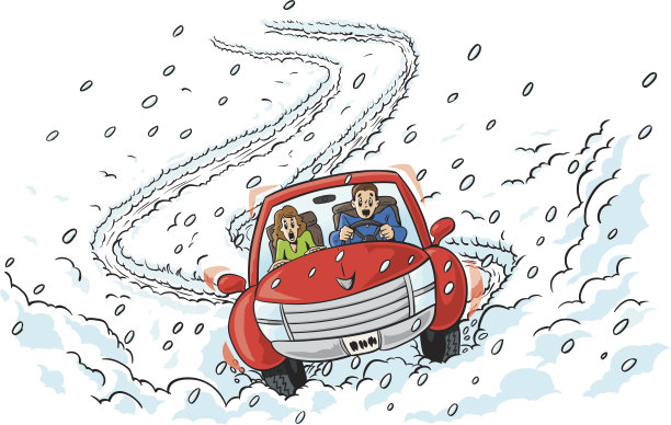 湿滑的道路图片下载