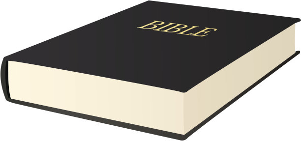 黑色圣经书，向量图片下载