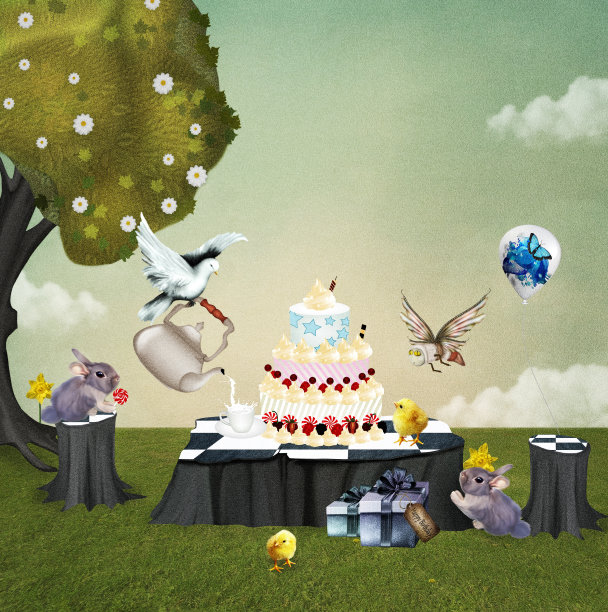 生日野餐图片下载