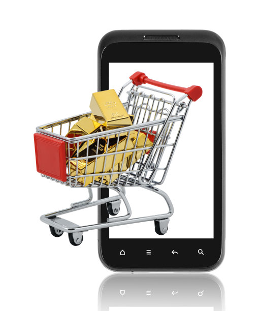 手机黄金购物。图片下载