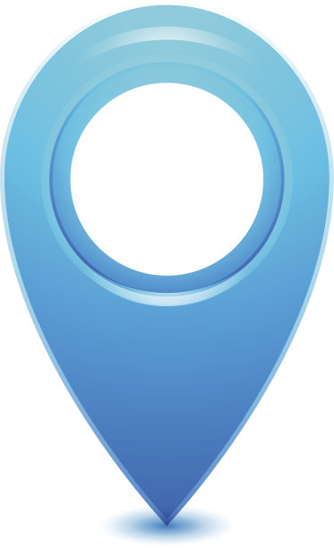 虚拟地图位置指示图标为蓝色图片下载