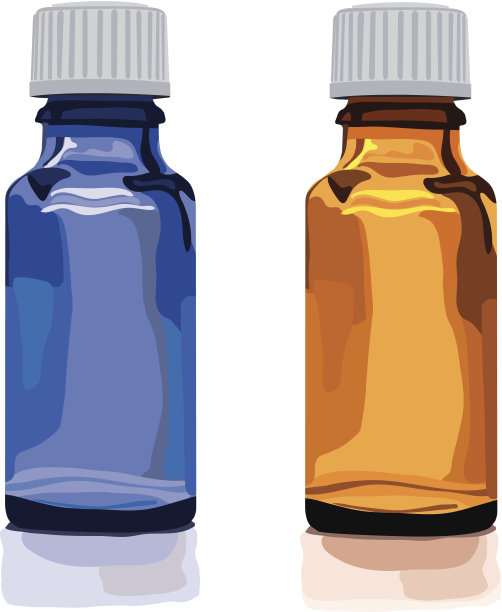 空的棕色玻璃瓶图片下载