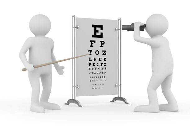 医生和病人在白色背景上。孤立的三维图像图片下载