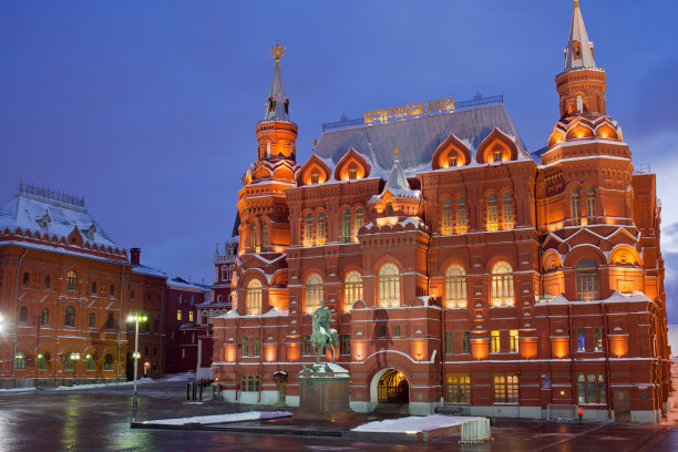 莫斯科红场和历史博物馆图片下载