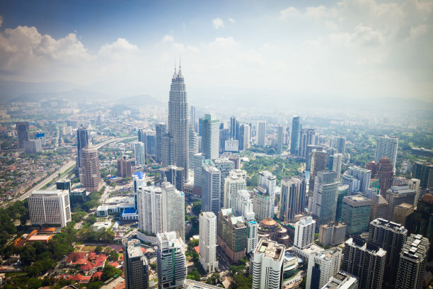 吉隆坡天际线的航拍图片下载