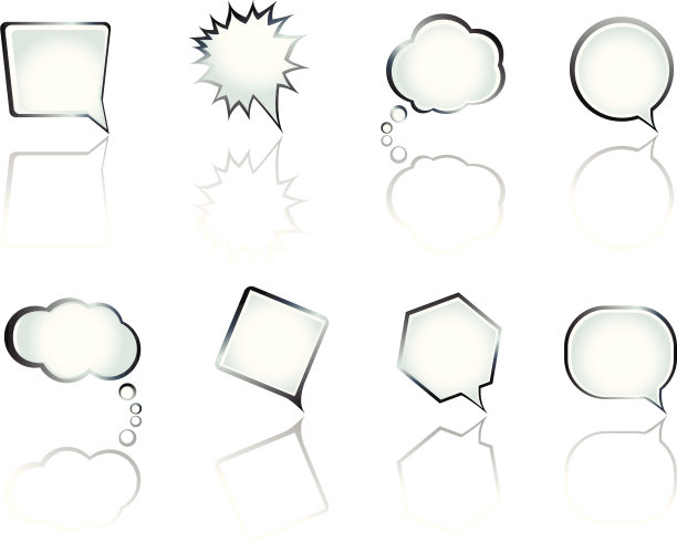 演讲泡沫素材图片