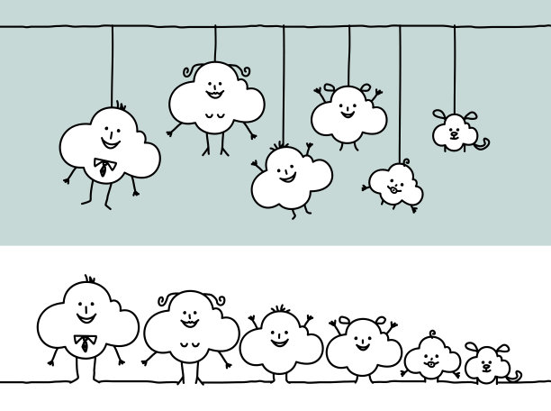 云的形状的家庭图片下载