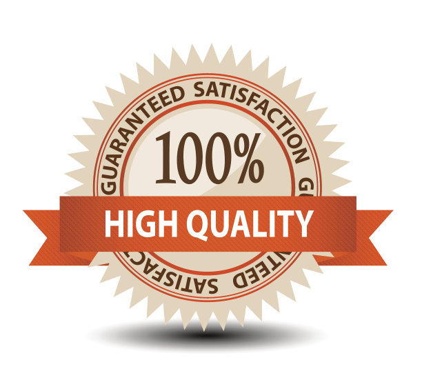 满意保证标签向量插图图片下载