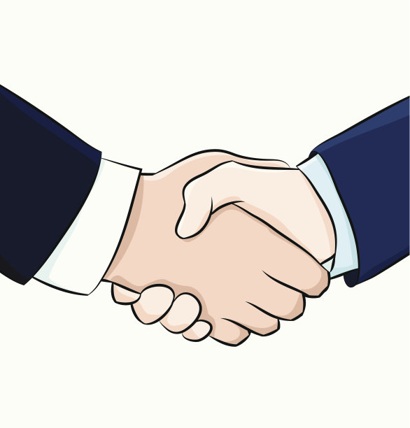 握手插图图片下载