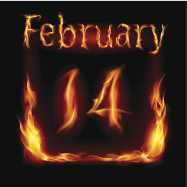 日历的火图片下载