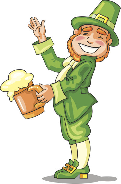 带着啤酒微笑的小妖精图片下载