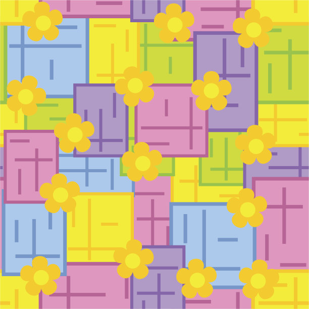 五彩缤纷的无缝壁纸。图片下载