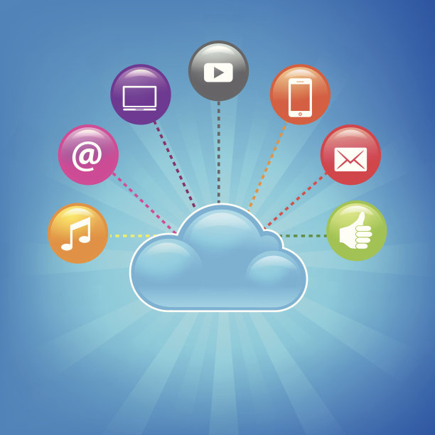 云计算的背景图片下载