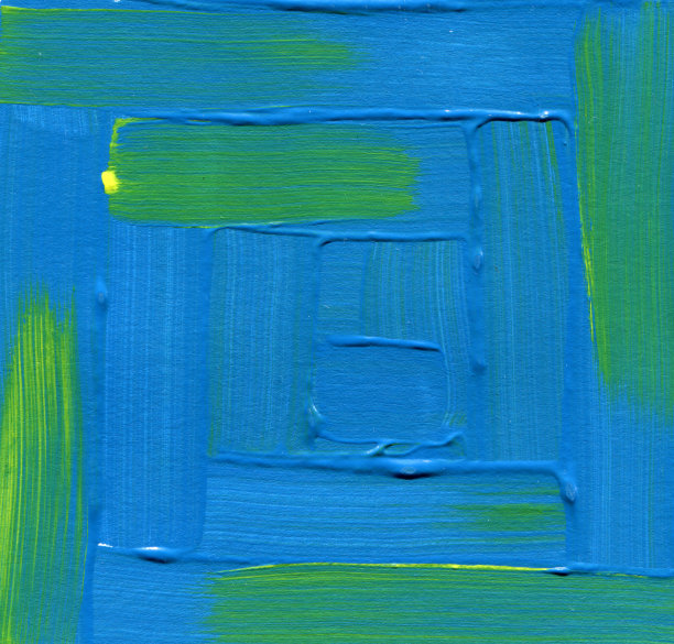 蓝色和绿色纹理抽象画图片下载