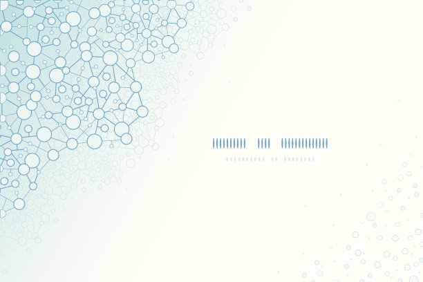 分子结构科学水平模板背景图片下载