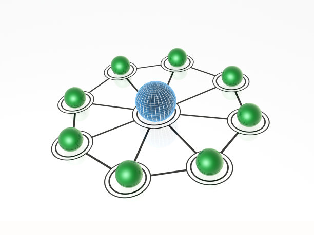 球形和绿色球体图片下载