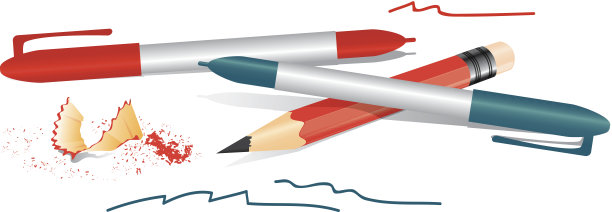 一堆铅笔和钢笔图片下载