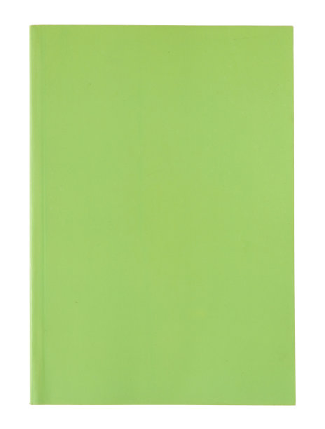 空白绿皮书封面孤立图片下载