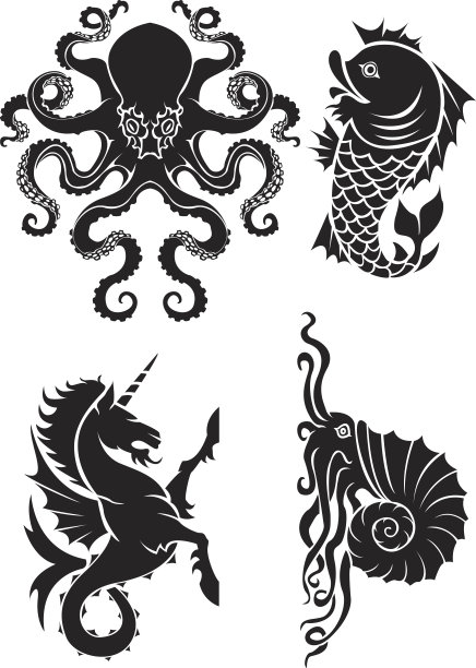 海元素纹章集图片下载