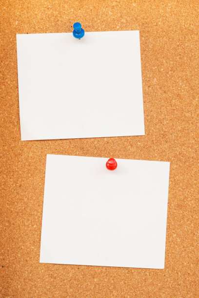 贴在板子上的便利贴图片下载