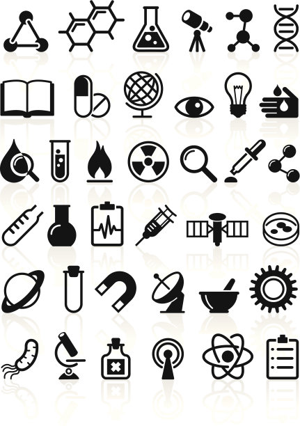 科学矢量图标图片下载