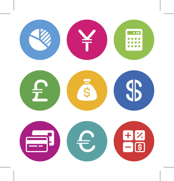 颜色金融图标图片下载