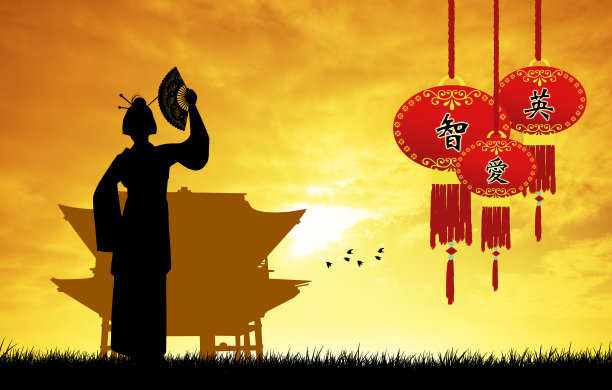 中国的灯笼图片下载