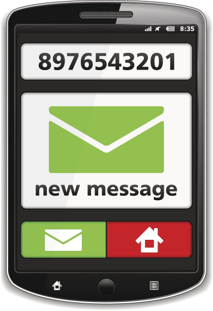 带短信的手机图片下载