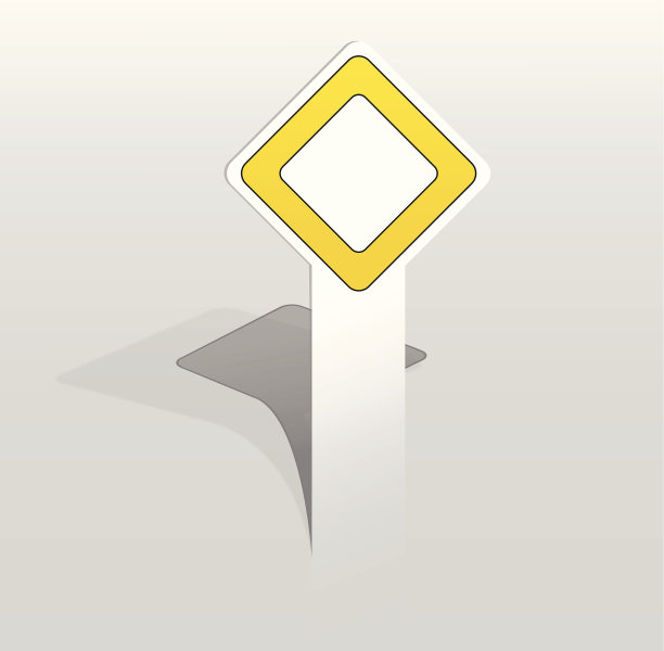 有主要路标的贴纸图片下载