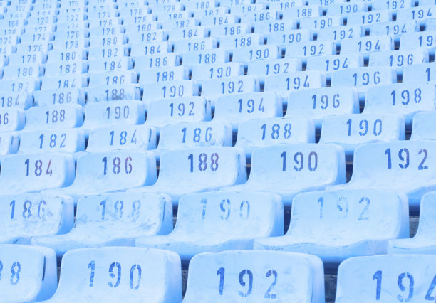 蓝色足球席位图片下载