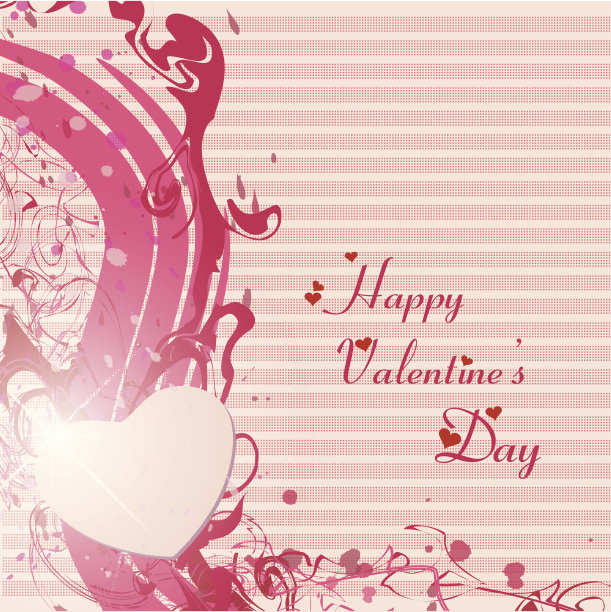 情人节快乐，送上结婚贺卡图片下载