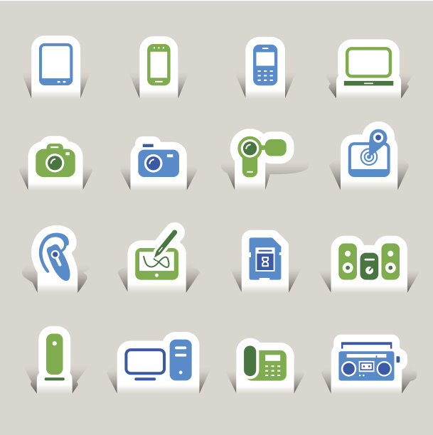 剪纸-媒体图标图片下载