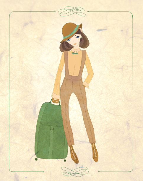 复古的旅行。图片下载